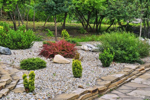 Rock Landscaping in Sun Prairie