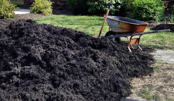 Black Mulch Delivery in Sun Prairie