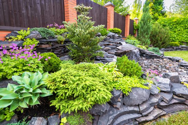 Stone Garden Installation in Sun Prairie
