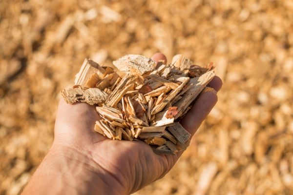 Wood Chips Spreading in Sun Prairie