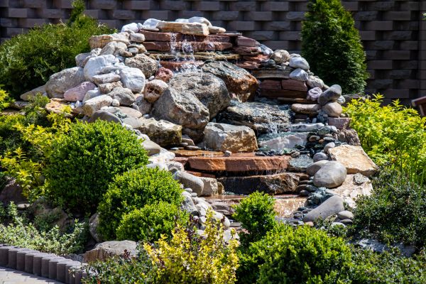River Rock Landscaping in Sun Prairie