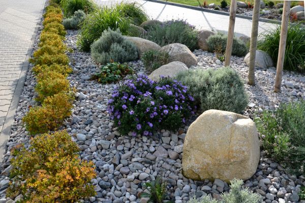 Decorative Rock Installation in Sun Prairie