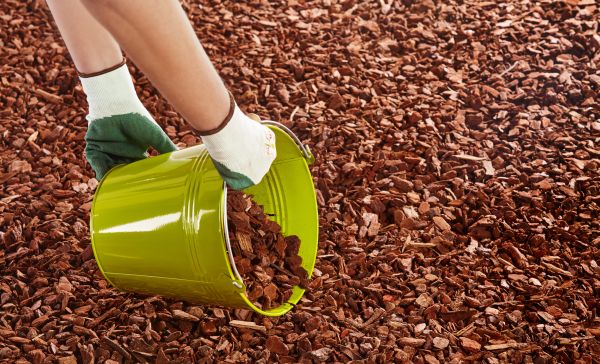 Wood Chip Landscaping in Sun Prairie