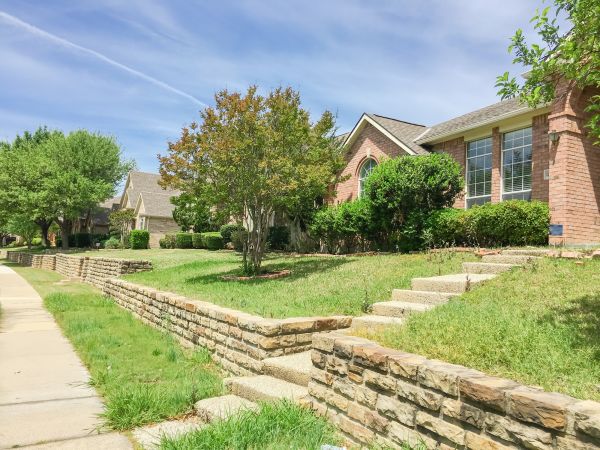Sloped Yard Landscaping in Sun Prairie